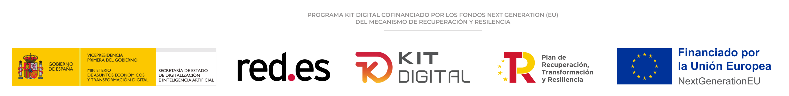 Programa Kit Digital cofinanciado por los fondos Next Generation EU